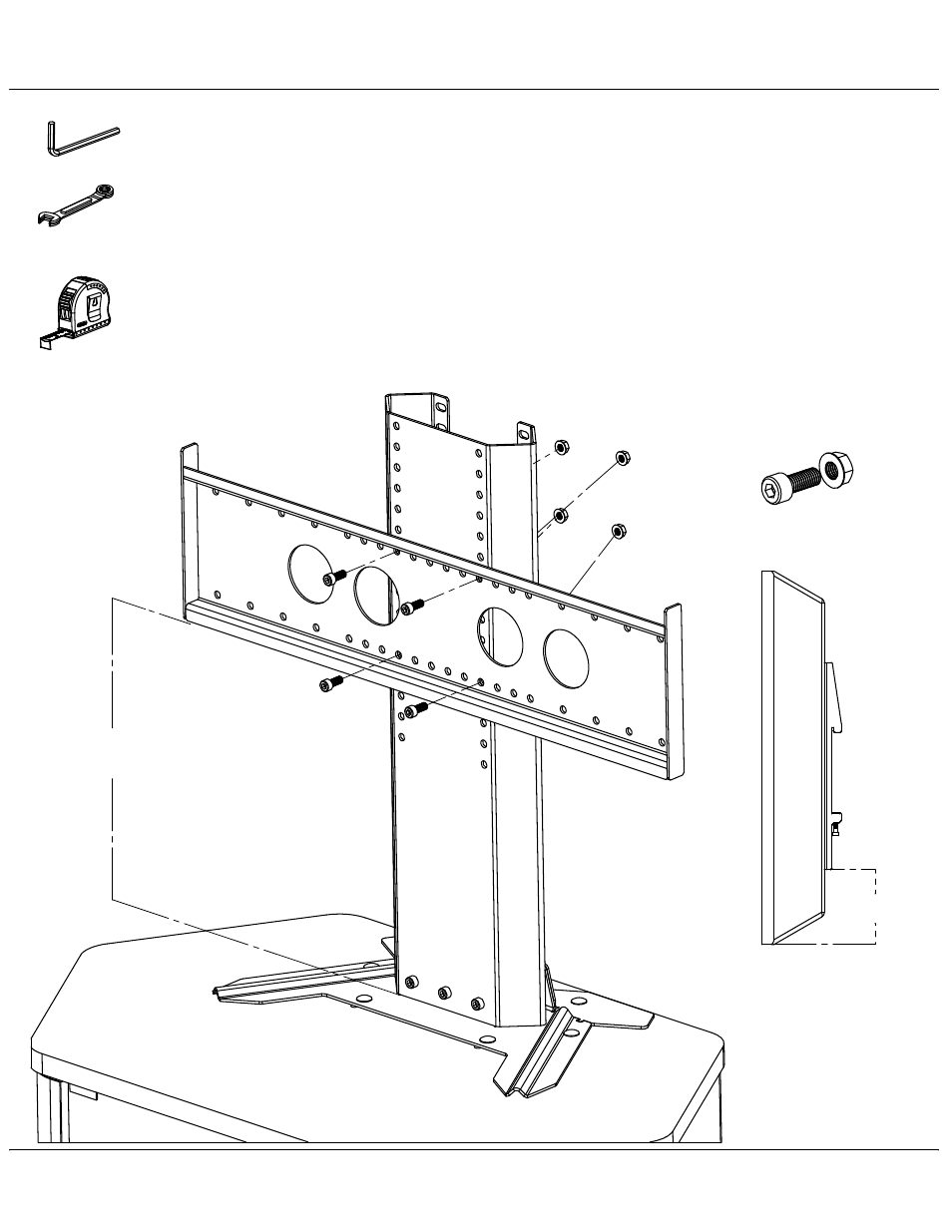 Mounting bracket (pm-s only), Step 4-s page 5 | AVF PM-D User Manual | Page 5 / 8