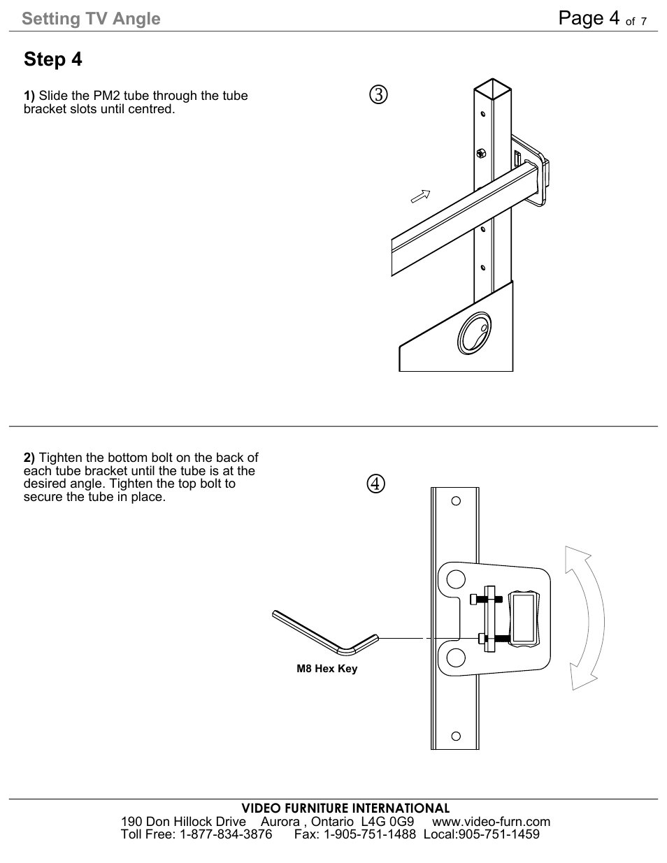 Sheet3, Drawing view328, Drawing view482 | Drawing view505, Page 4, Step 4 | AVF Package I MC1000 Cart + MC-S Display Mount User Manual | Page 4 / 7
