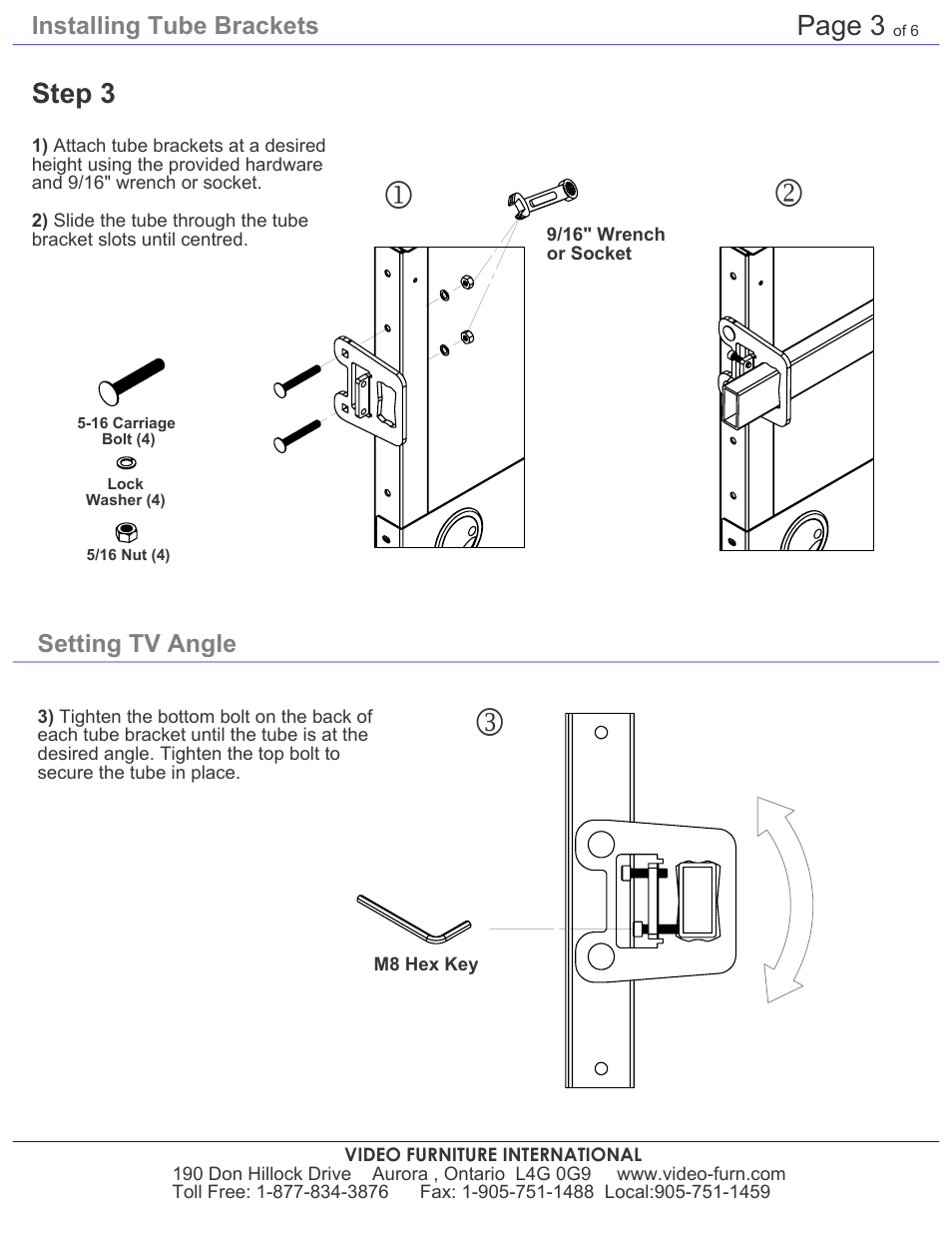 Sheet3, Drawing view327, Drawing view328 | Drawing view378, Drawing view379, Drawing view380, Drawing view408, Drawing view420, Drawing view482, Step 3 | AVF Package L MC1000 Cart + MC-XLD Dual XL Mount User Manual | Page 3 / 6