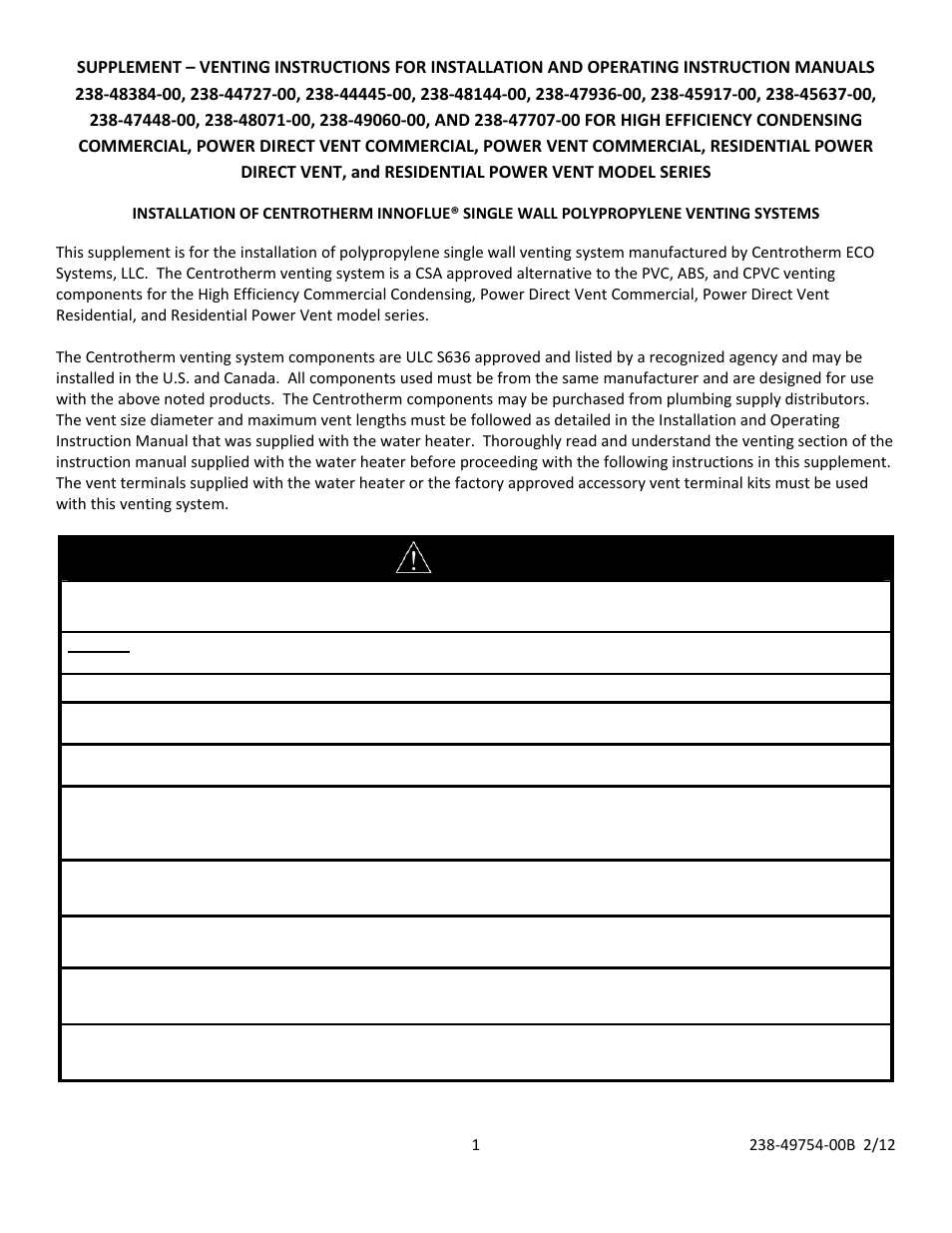 Bradford White PDV-100S-250-3X User Manual | 11 pages