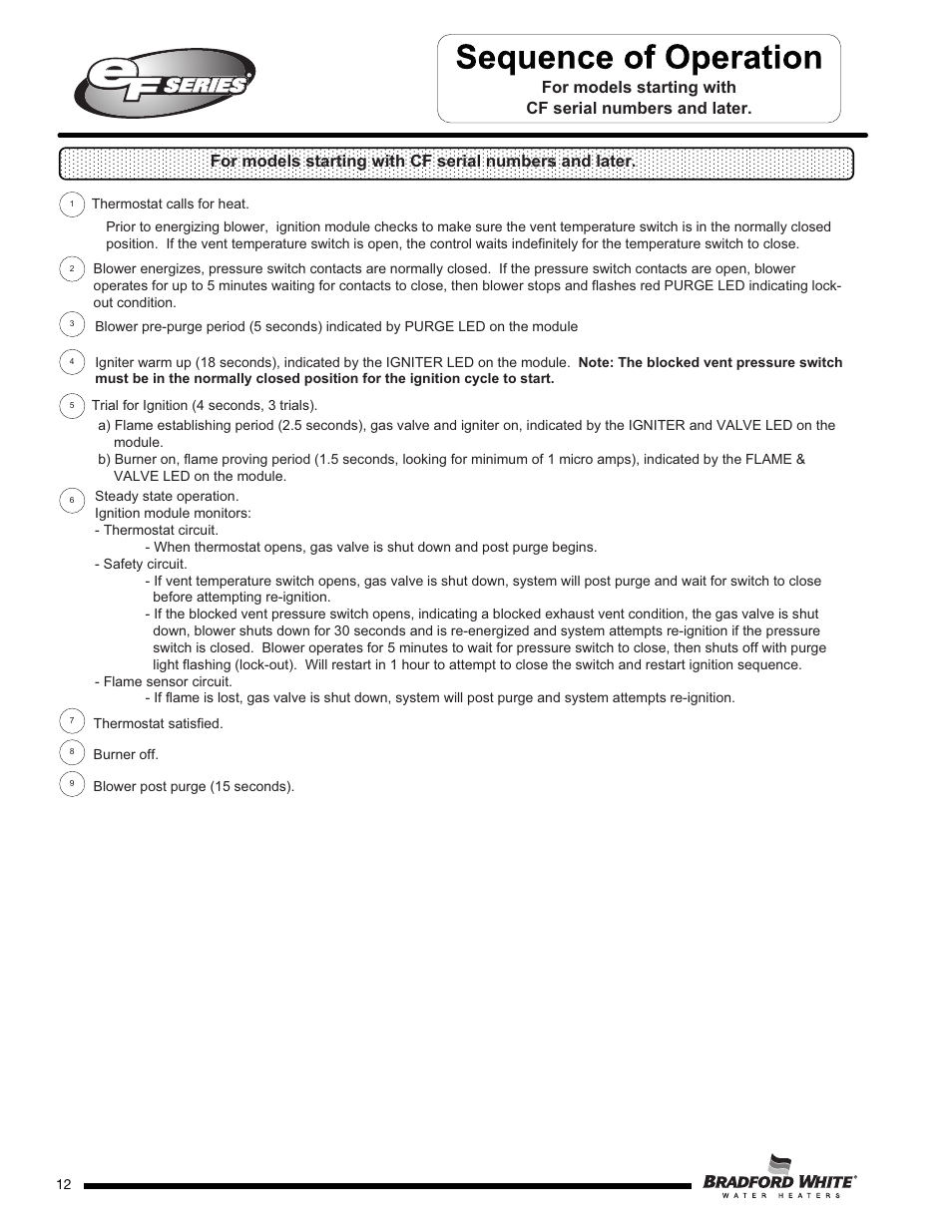 Bradford White EF-100T-399-3X User Manual | Page 12 / 92