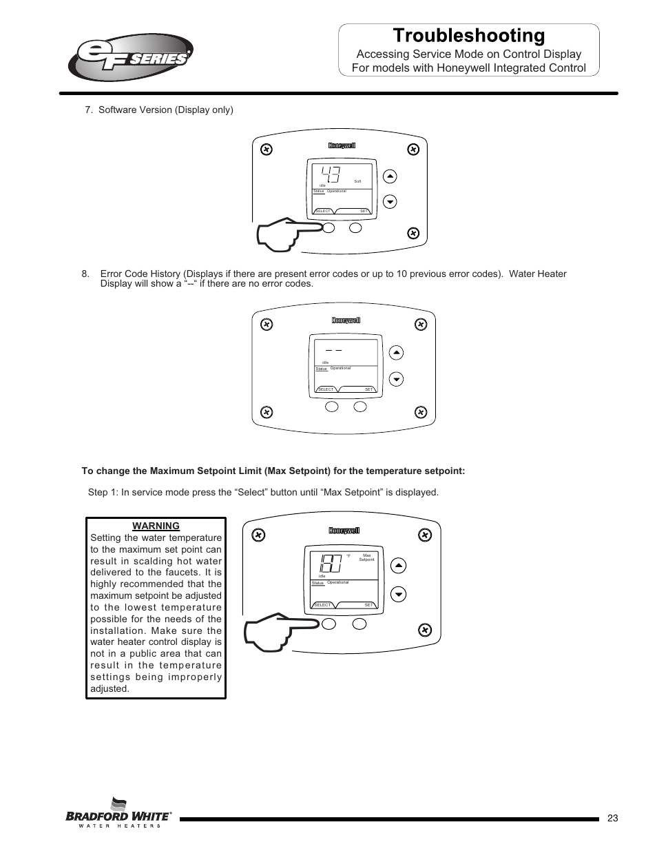 Bradford White EF-100T-399-3X User Manual | Page 23 / 92