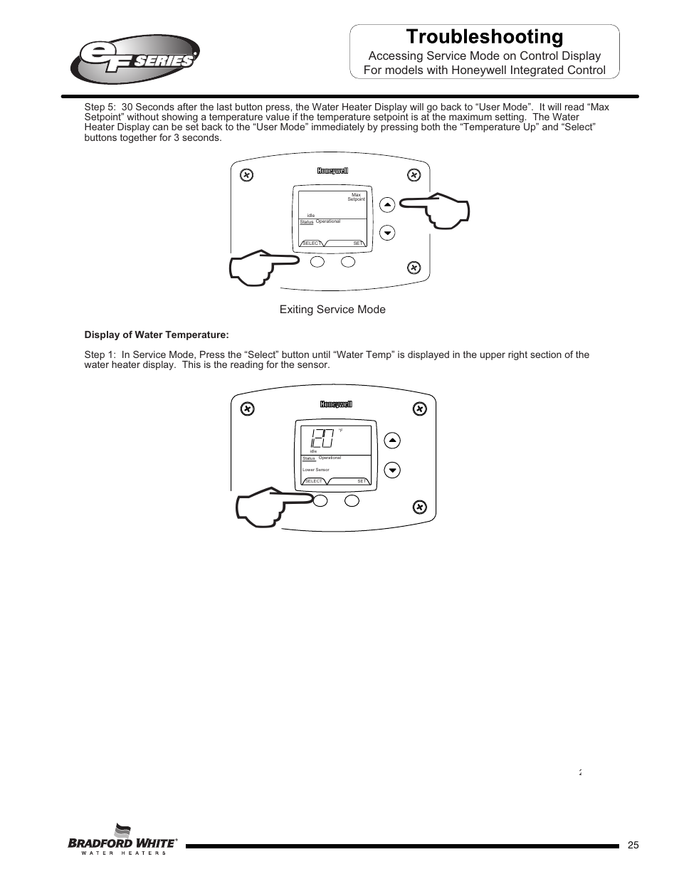 Bradford White EF-100T-399-3X User Manual | Page 25 / 92