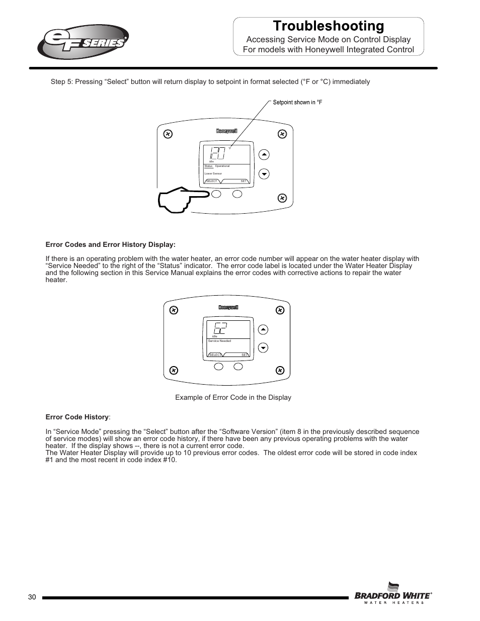 Bradford White EF-100T-399-3X User Manual | Page 30 / 92