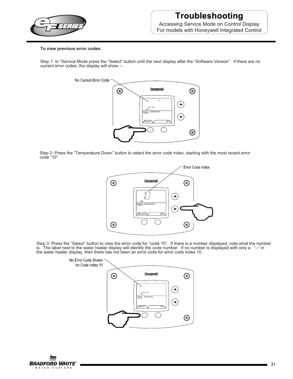 Bradford White EF-100T-399-3X User Manual | Page 31 / 92