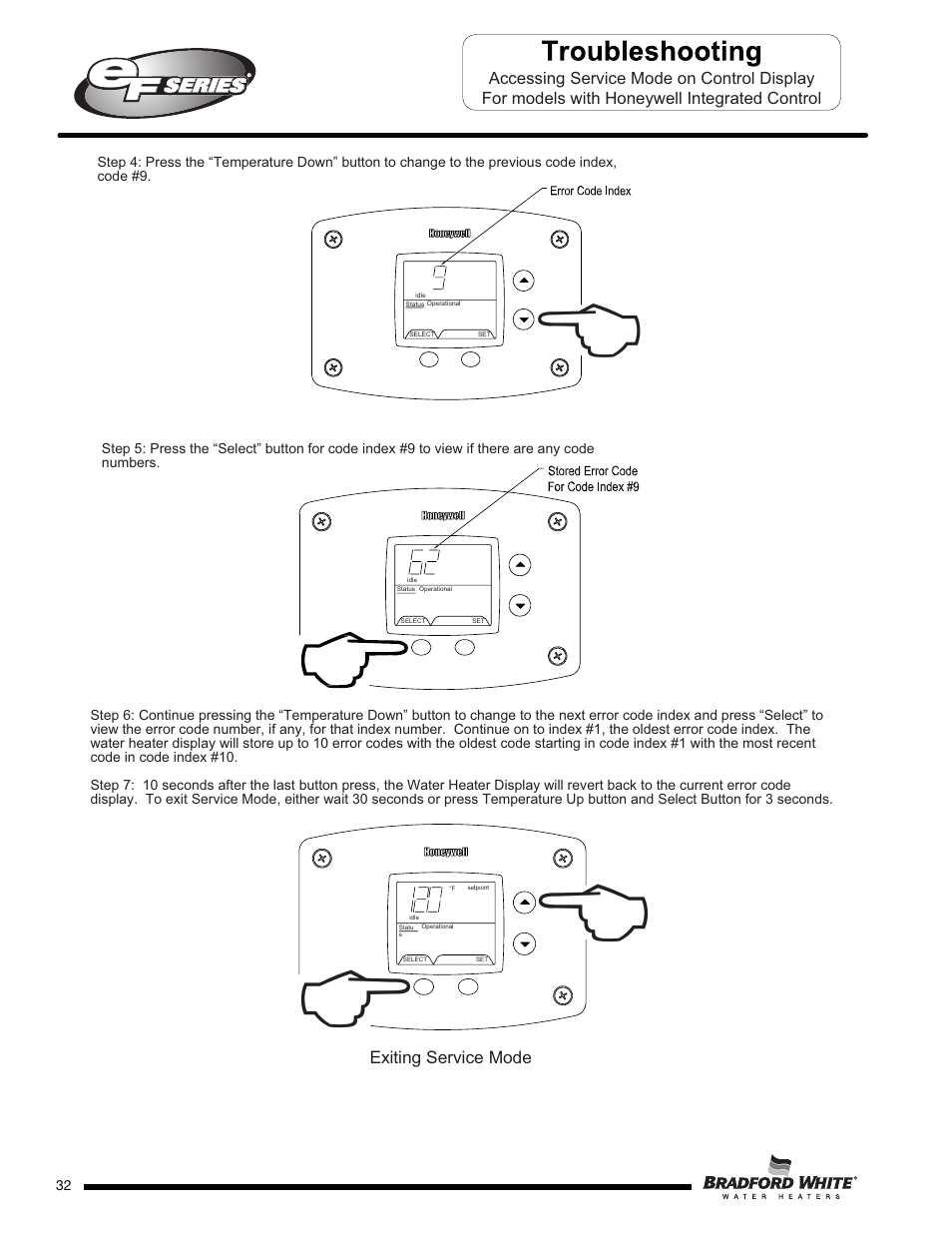 Bradford White EF-100T-399-3X User Manual | Page 32 / 92