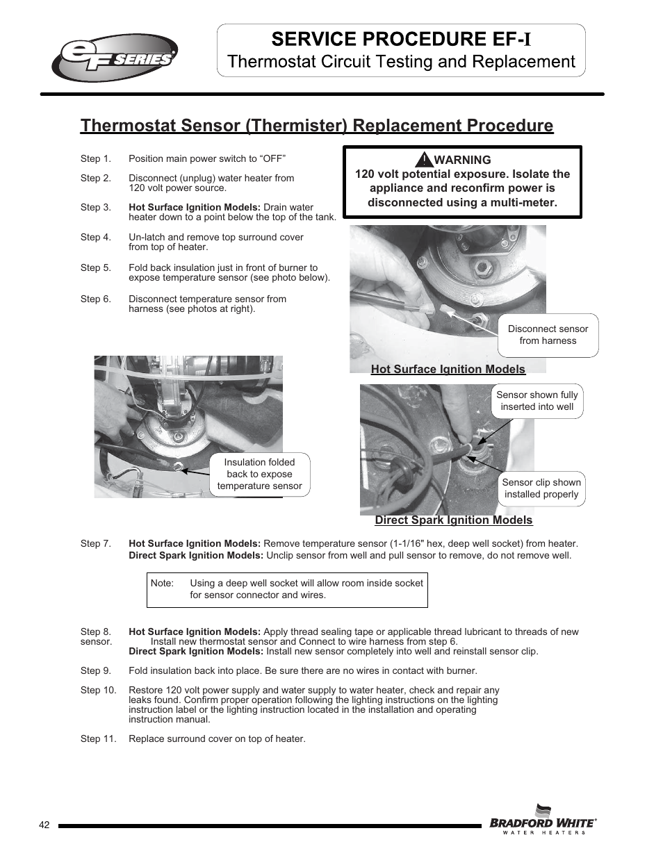 Bradford White EF-100T-399-3X User Manual | Page 42 / 92