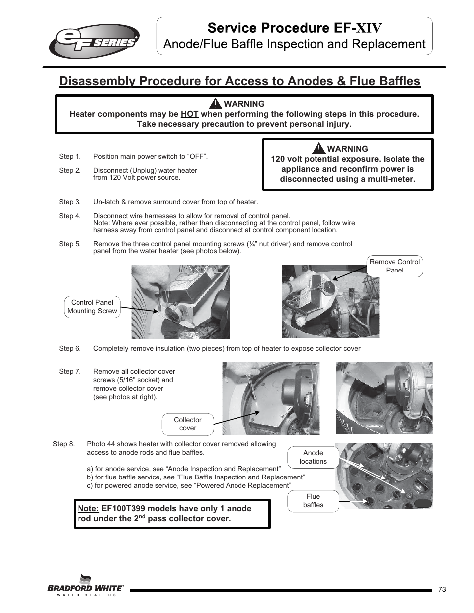 Bradford White EF-100T-399-3X User Manual | Page 73 / 92