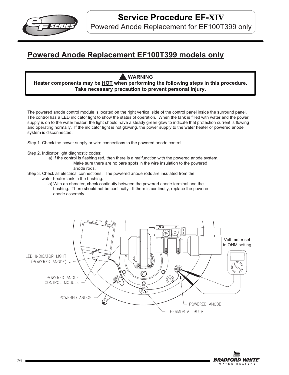 Bradford White EF-100T-399-3X User Manual | Page 76 / 92