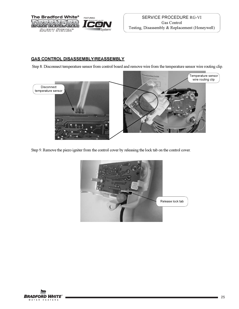 Defender, The bradford white, Safety system | Bradford White 65T-65FB-3X User Manual | Page 25 / 40