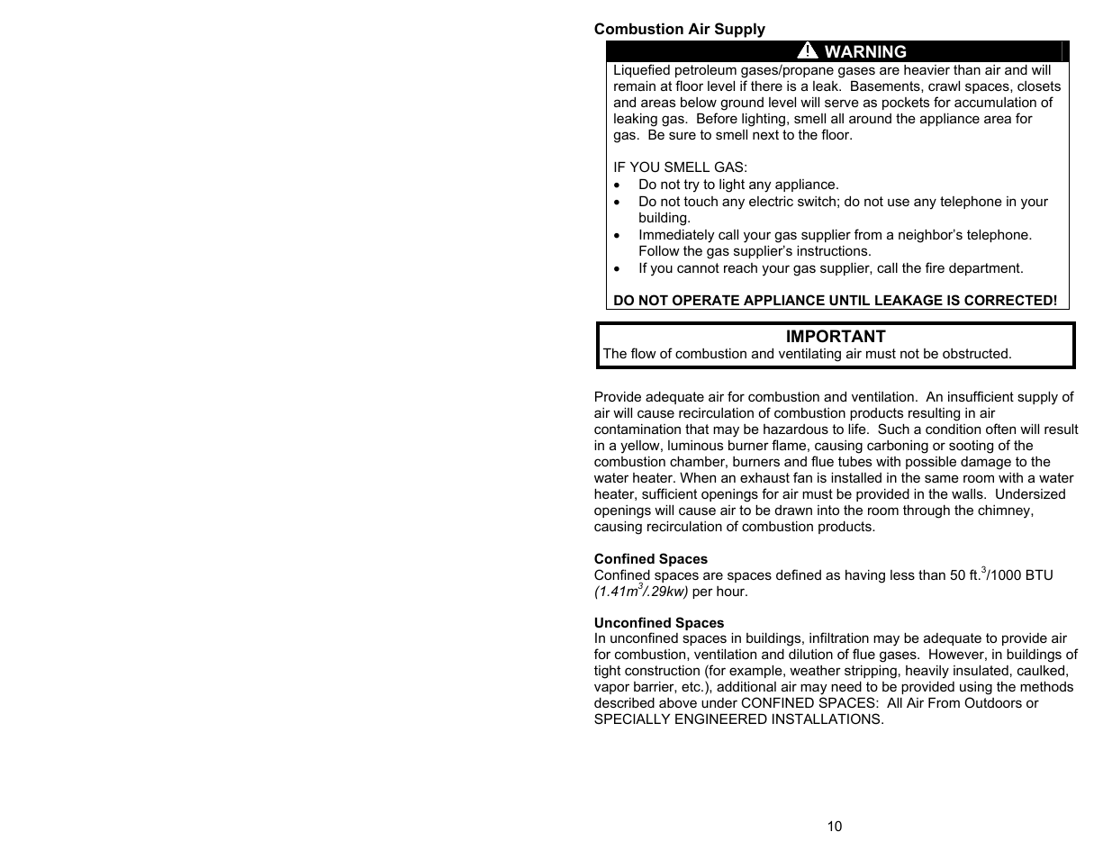 Bradford White 100T-88B-3X User Manual | Page 10 / 28