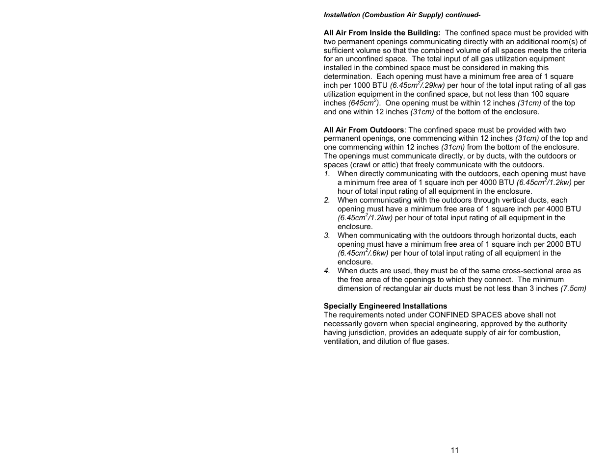 Bradford White 100T-88B-3X User Manual | Page 11 / 28