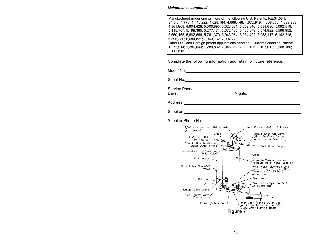 Bradford White 100T-88B-3X User Manual | Page 24 / 28