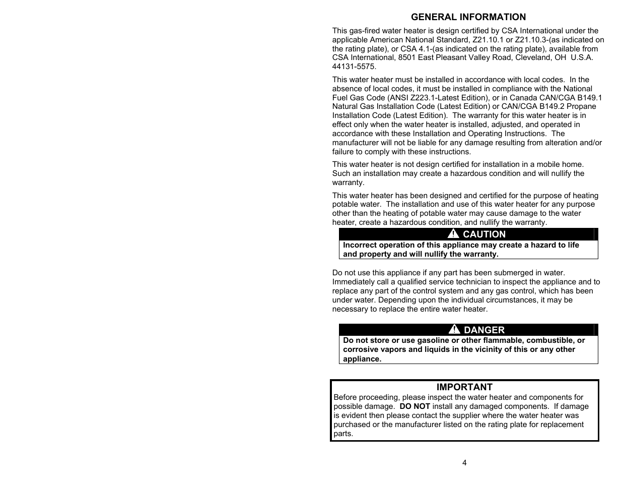 Bradford White 100T-88B-3X User Manual | Page 4 / 28