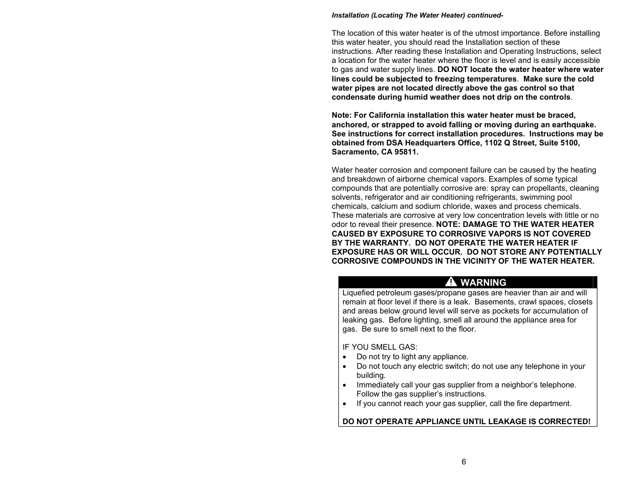 Bradford White 100T-88B-3X User Manual | Page 6 / 28