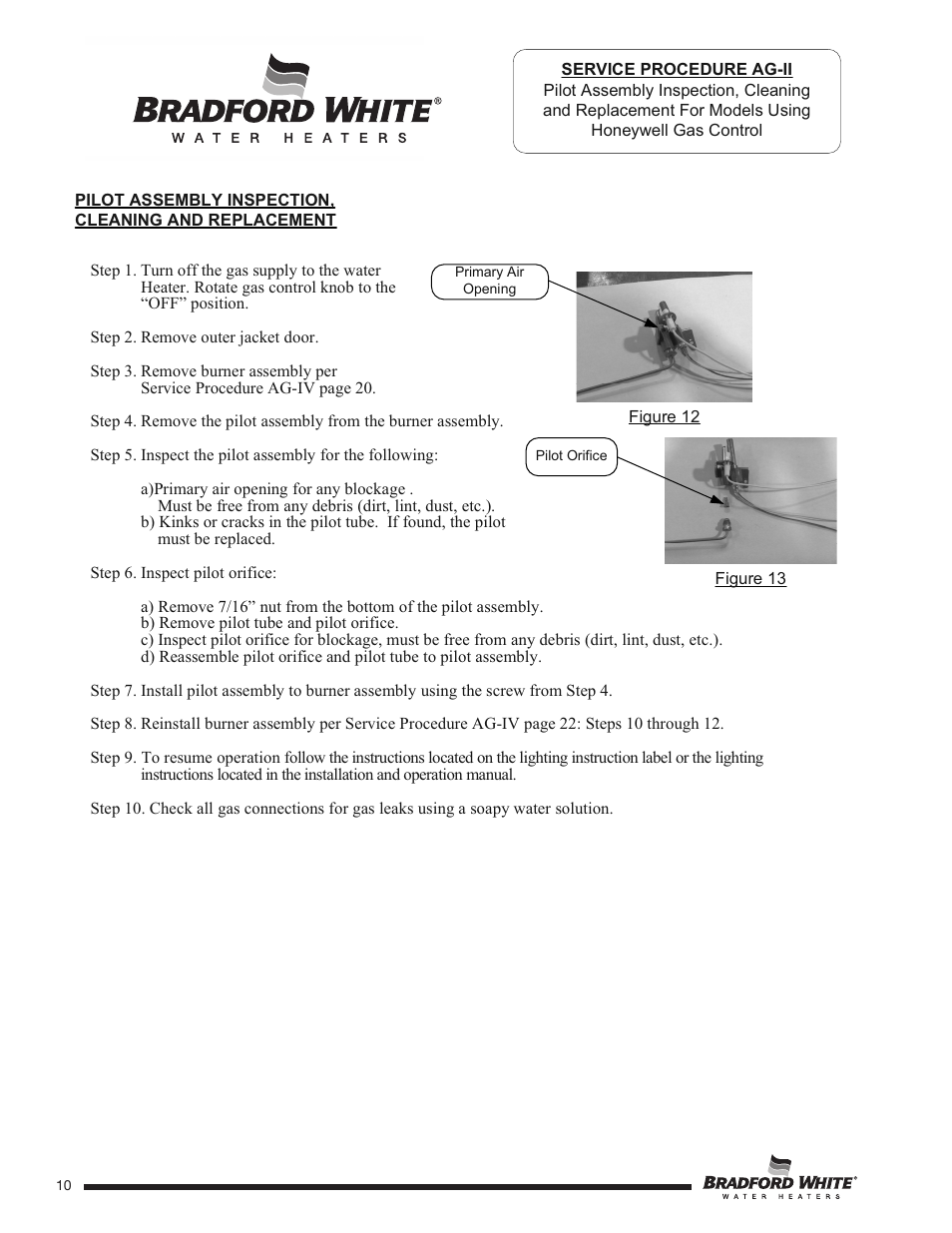 Bradford White 55X-80B-3X User Manual | Page 10 / 28