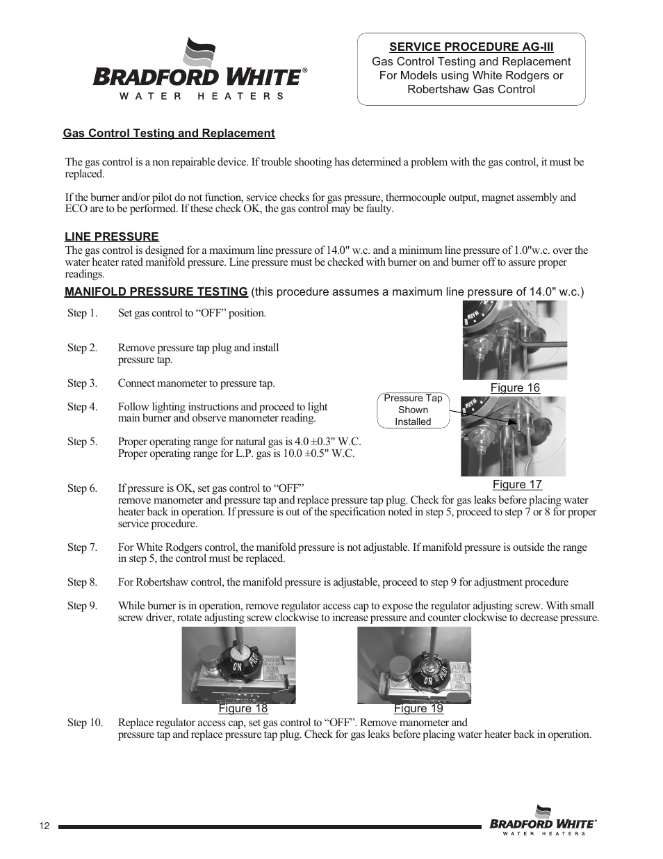 Bradford White 55X-80B-3X User Manual | Page 12 / 28