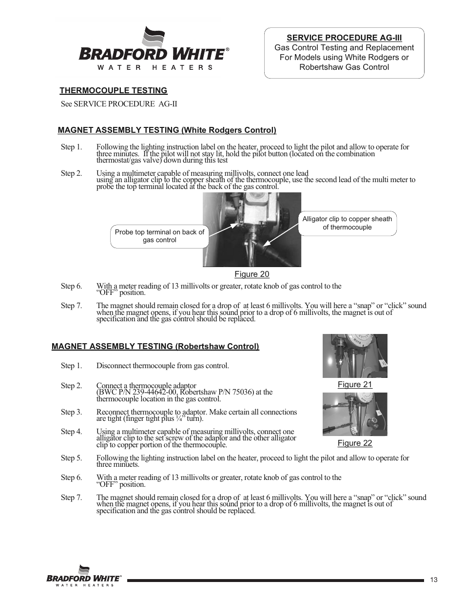 Bradford White 55X-80B-3X User Manual | Page 13 / 28