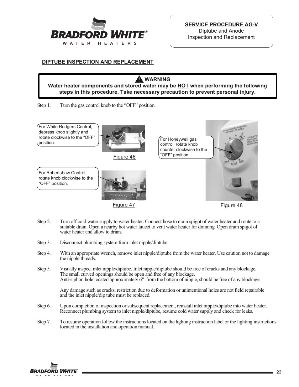 Bradford White 55X-80B-3X User Manual | Page 23 / 28