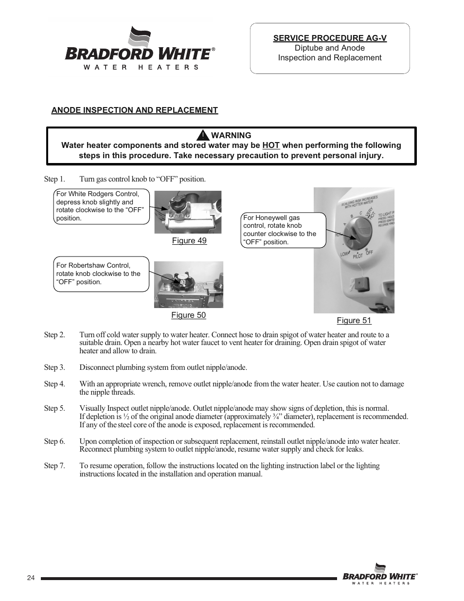 Bradford White 55X-80B-3X User Manual | Page 24 / 28