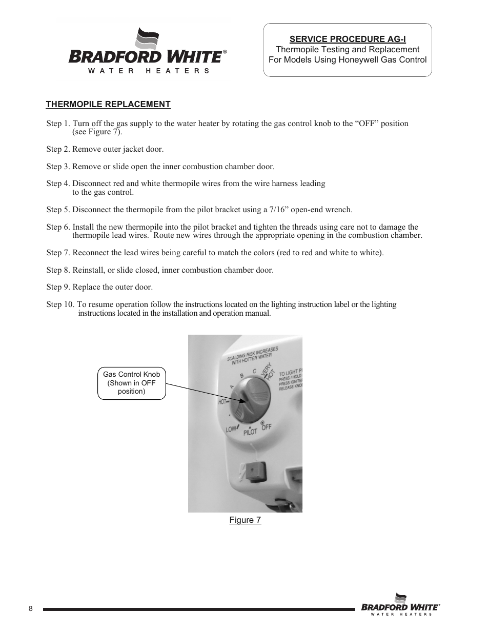 Bradford White 55X-80B-3X User Manual | Page 8 / 28