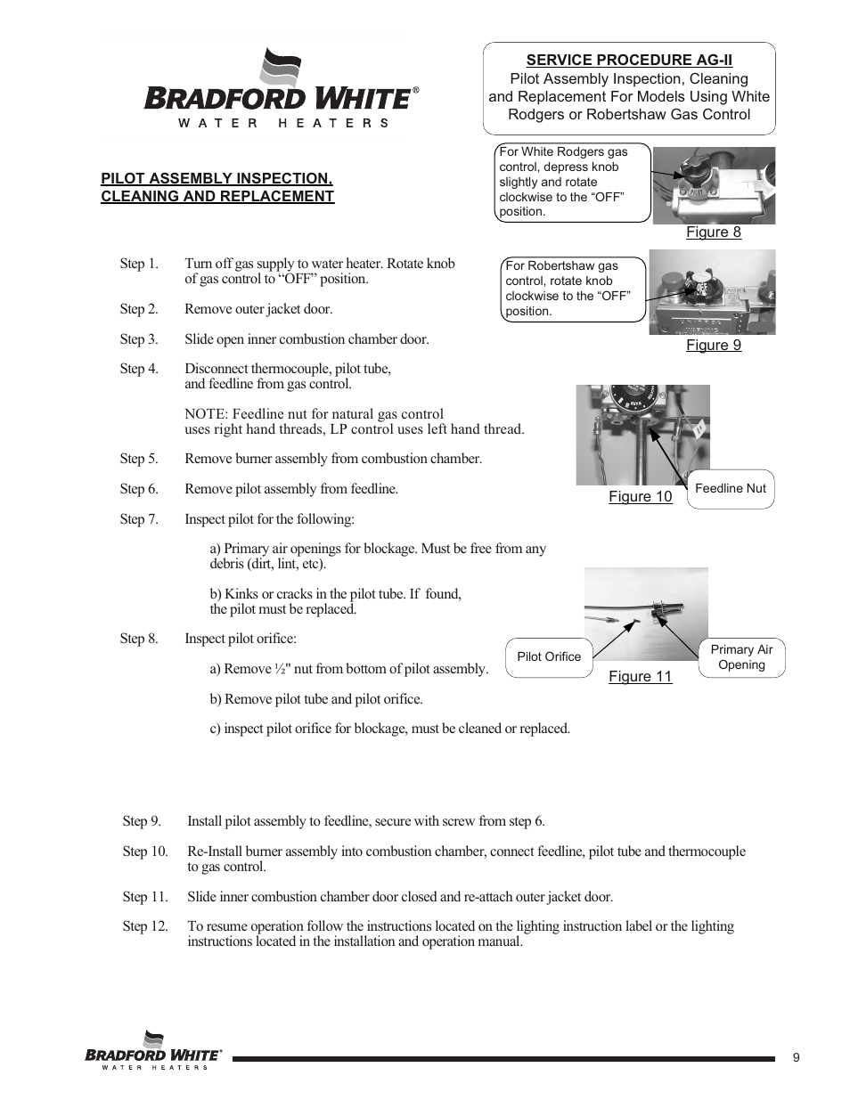 Bradford White 55X-80B-3X User Manual | Page 9 / 28