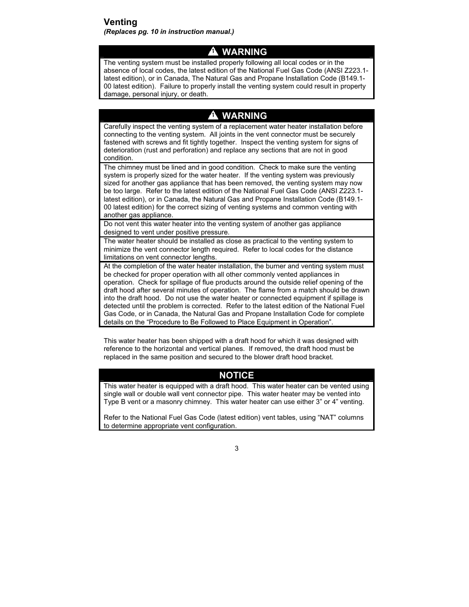 Bradford White HE-4-50S6FSX User Manual | Page 3 / 16