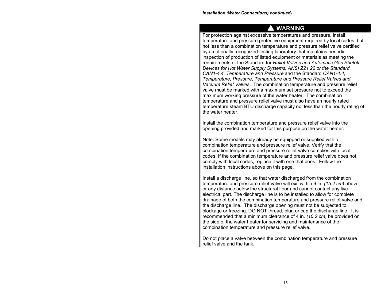 Bradford White D-4-504S6FSX User Manual | Page 15 / 36