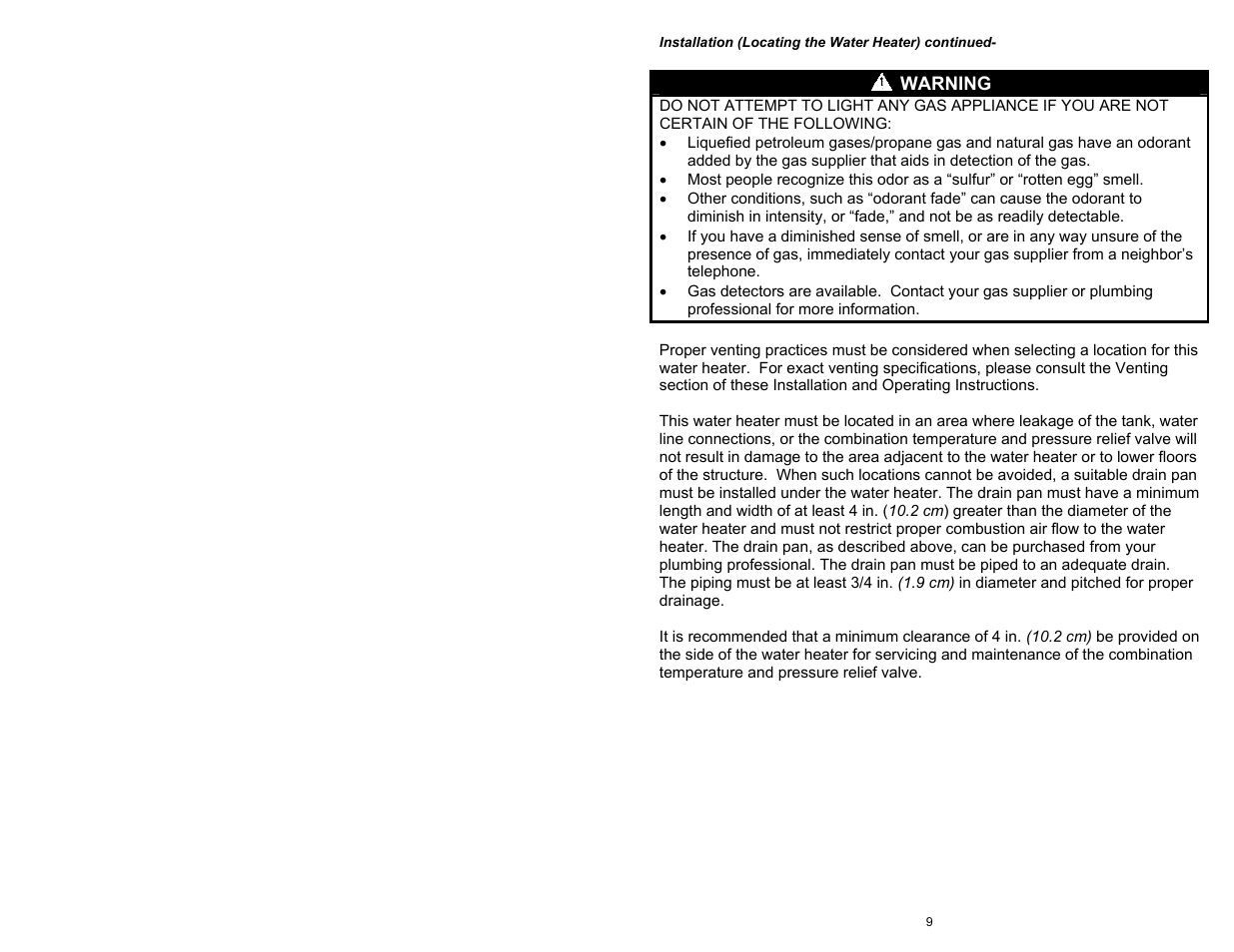 Bradford White D-4-504S6FSX User Manual | Page 9 / 36