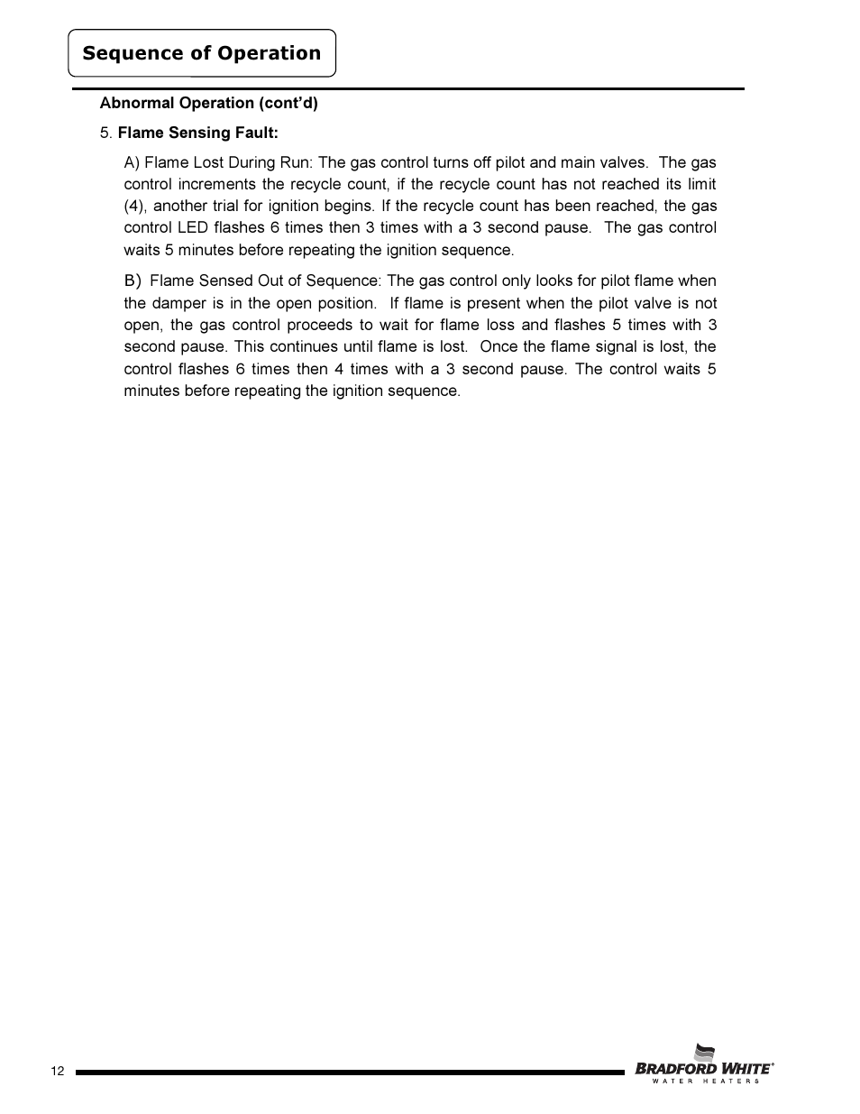 Bradford White D-4-504S6FSX User Manual | Page 12 / 40