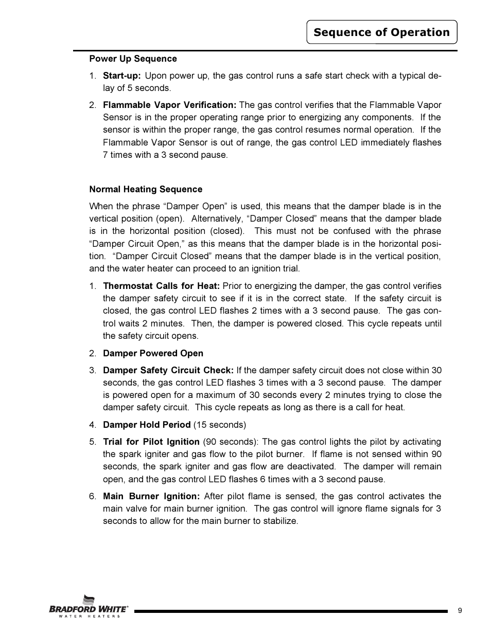 Bradford White D-4-504S6FSX User Manual | Page 9 / 40