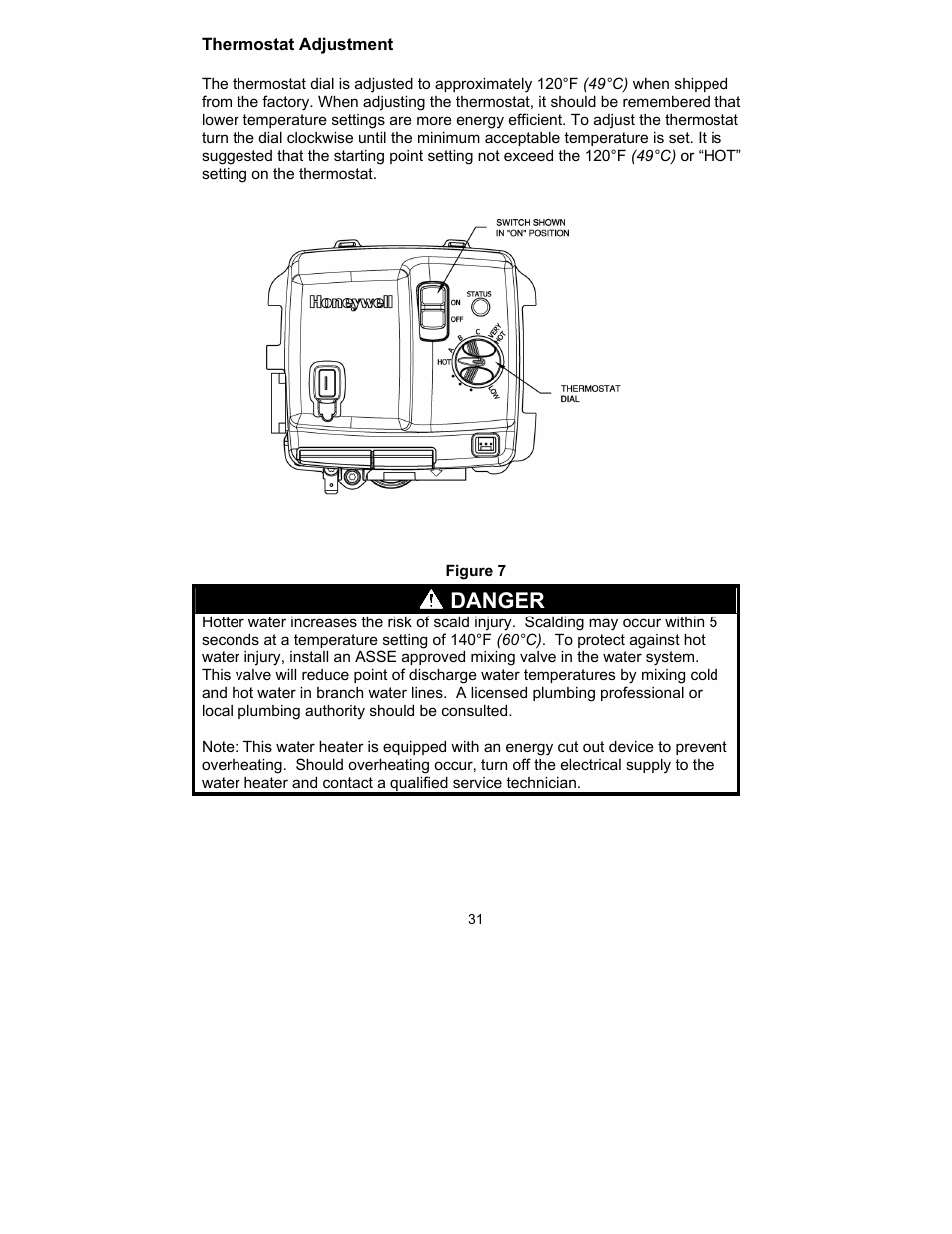 Danger | Bradford White TW4-75S-76B-3N User Manual | Page 31 / 40