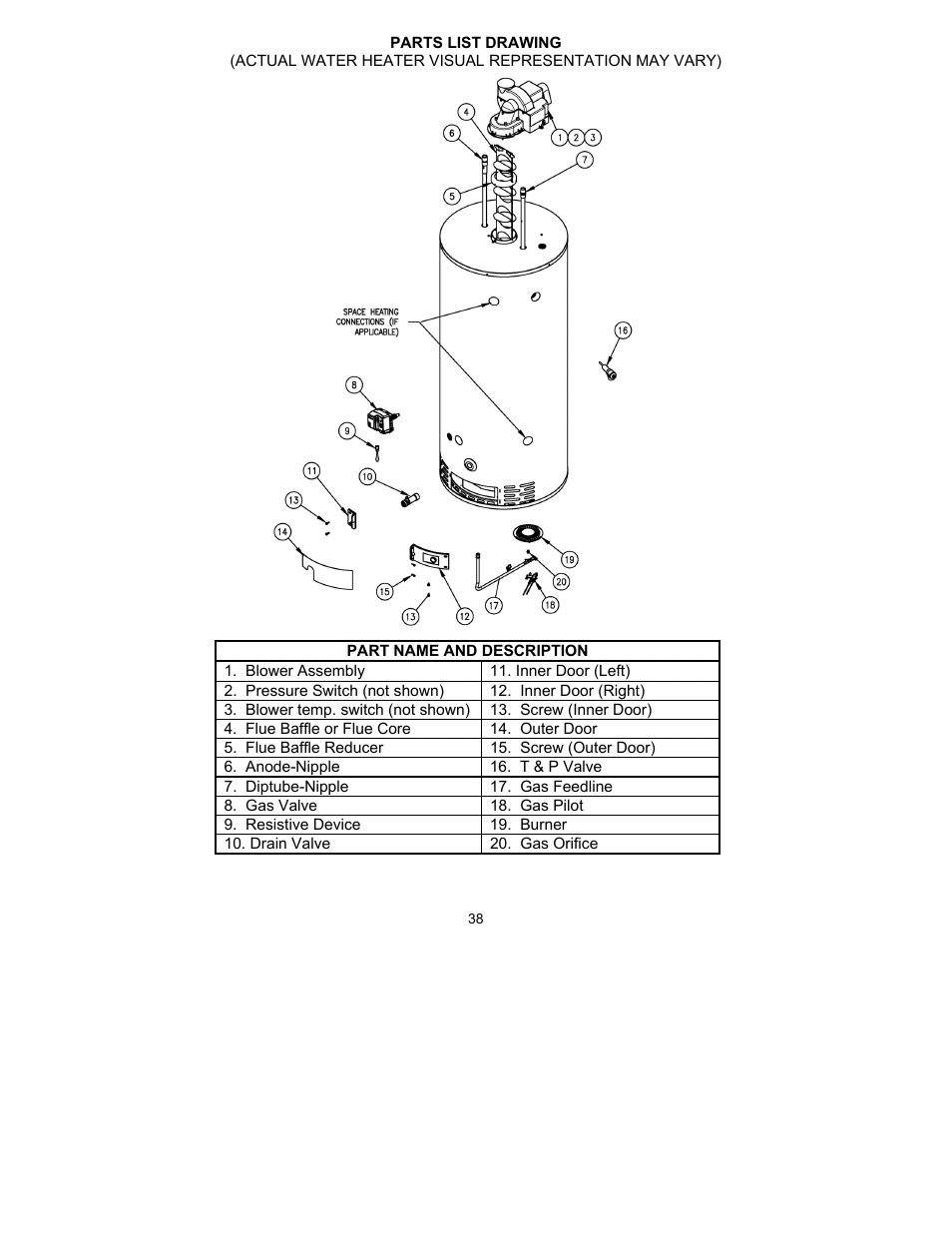 Bradford White TW4-75S-76B-3N User Manual | Page 38 / 40