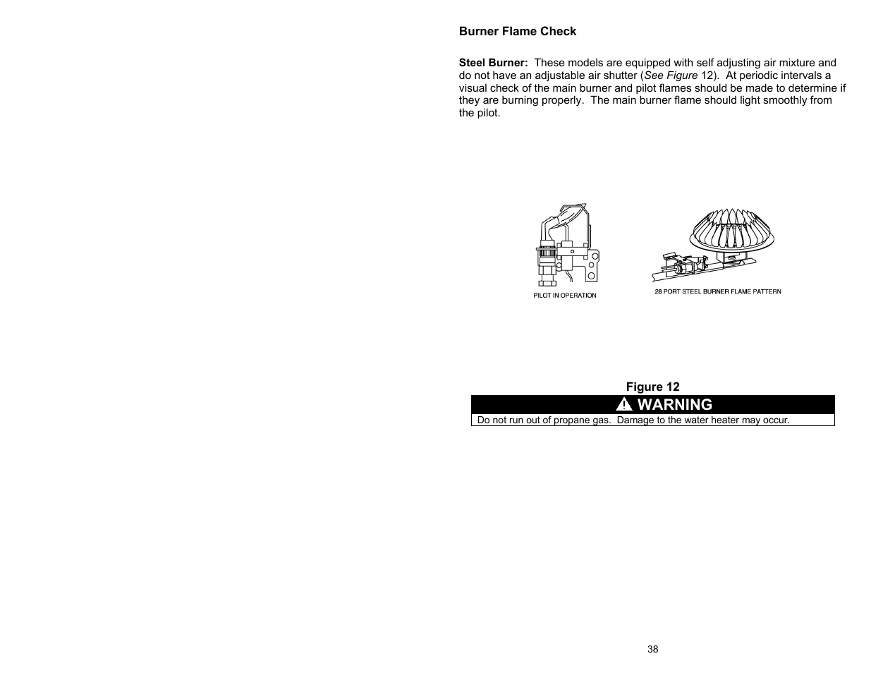 Warning | Bradford White TW4-75S-76B-3N User Manual | Page 38 / 48