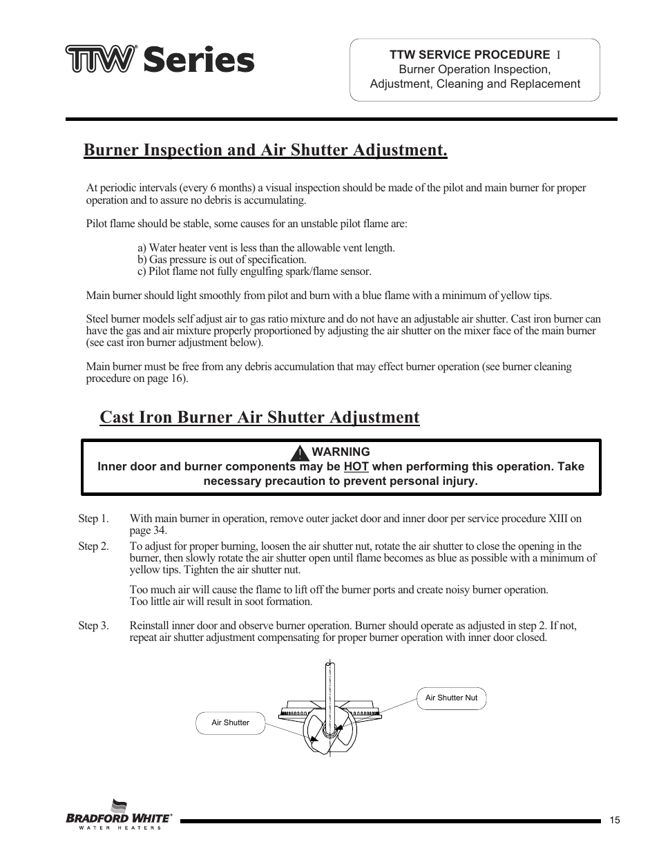 Bradford White M-2-TW-75T6BN User Manual | Page 15 / 40