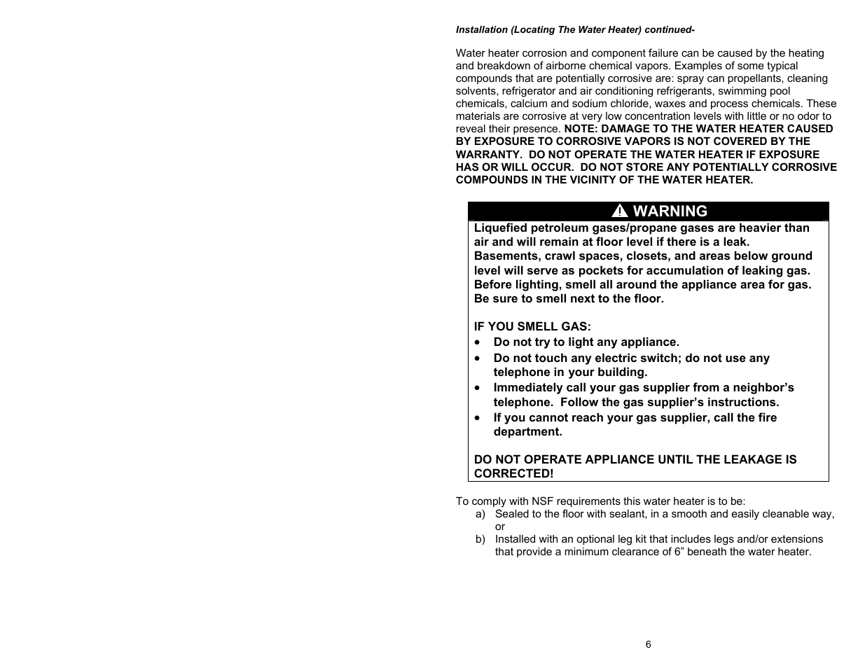 Bradford White M-4-XRTW65T6FSX User Manual | Page 6 / 40