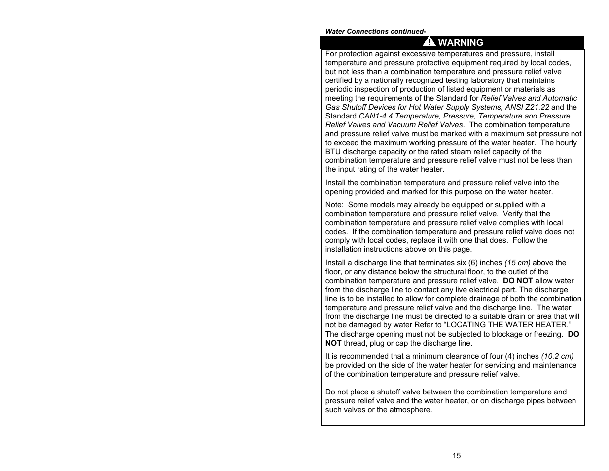 Bradford White UDH-75T-50FR-3N User Manual | Page 15 / 32