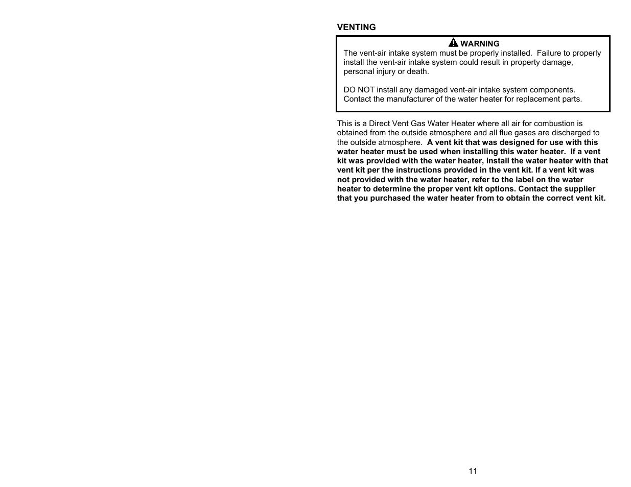 Bradford White DH1-75S6FSX User Manual | Page 11 / 32