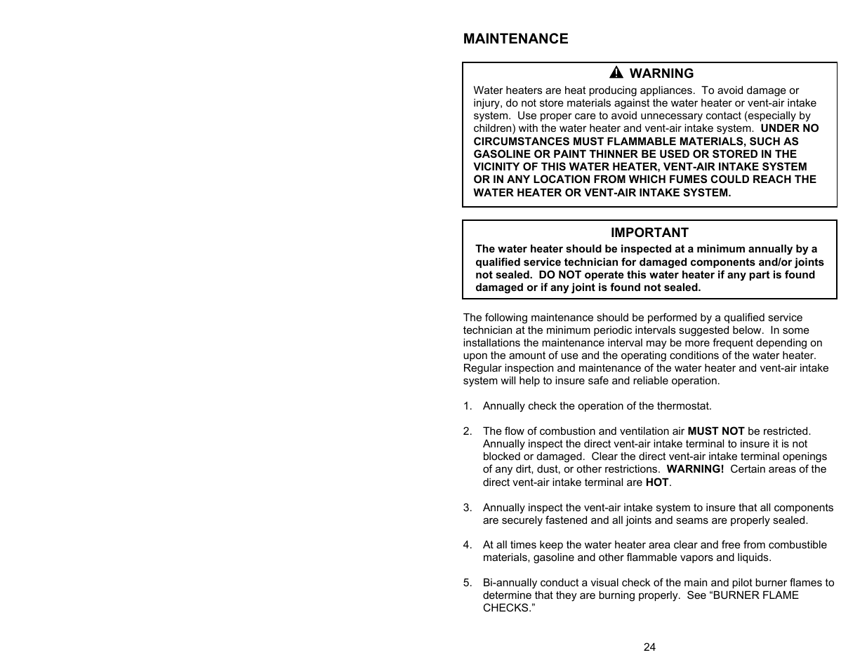Bradford White DH1-75S6FSX User Manual | Page 24 / 32