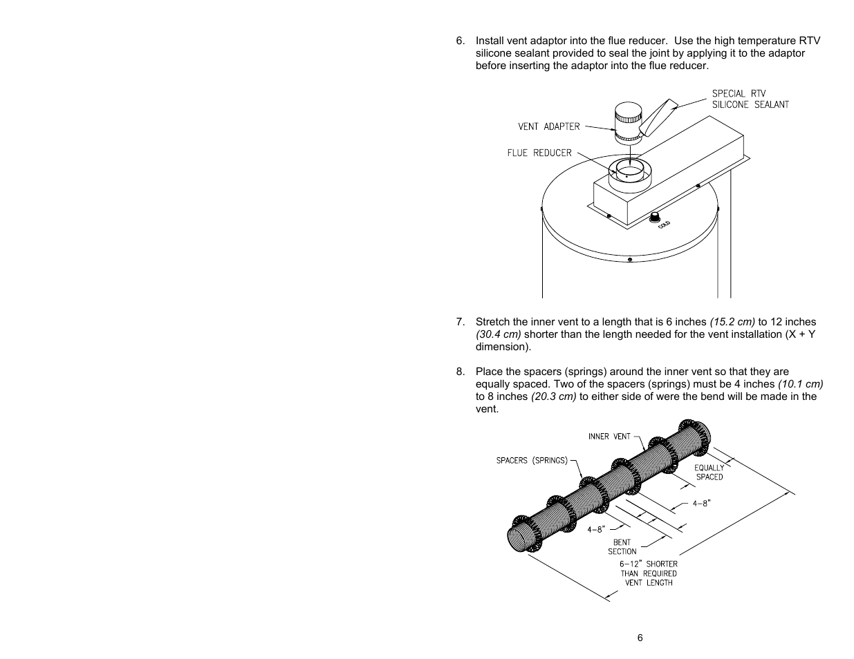 Bradford White DS1-50S6FSX User Manual | Page 6 / 12