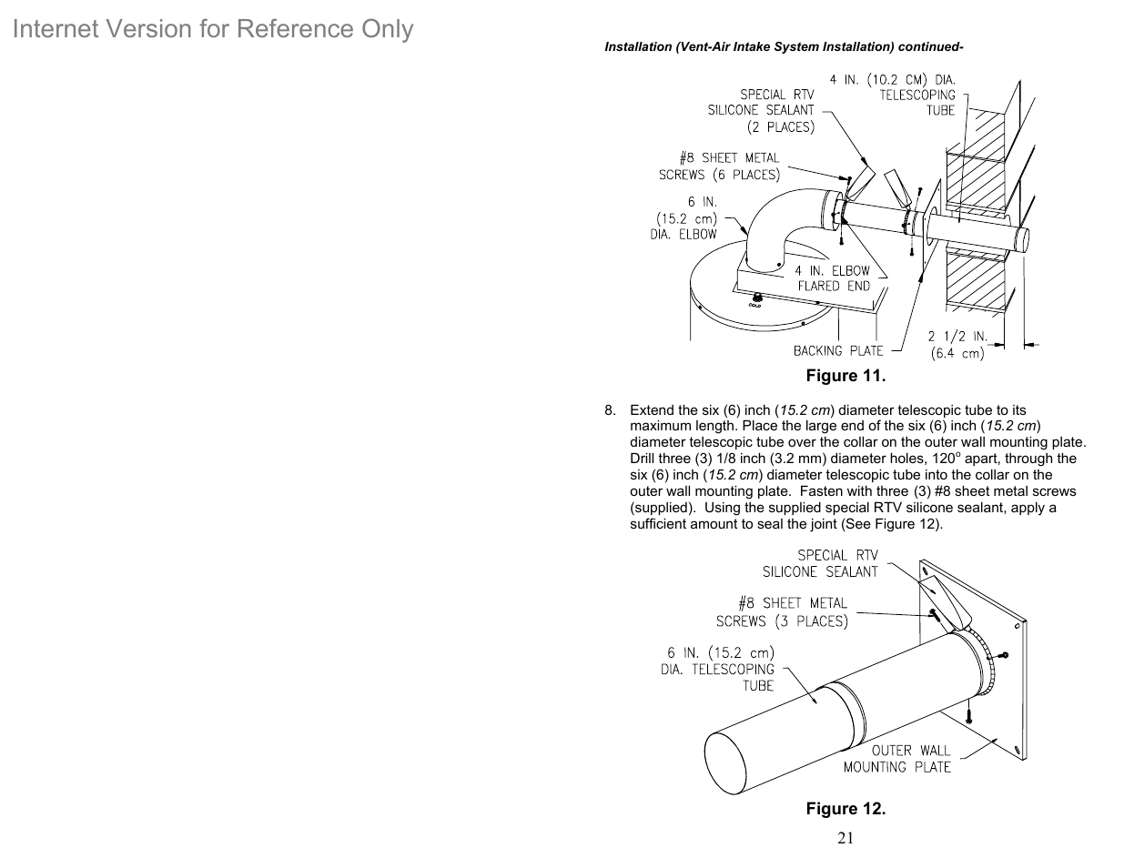 Internet version for reference only | Bradford White DH-75T-60FB-3X User Manual | Page 21 / 40