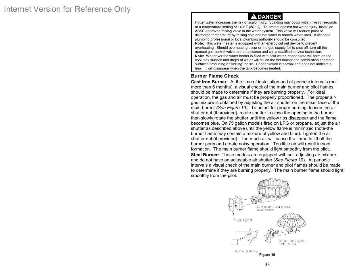 Internet version for reference only | Bradford White DH-75T-60FB-3X User Manual | Page 33 / 40