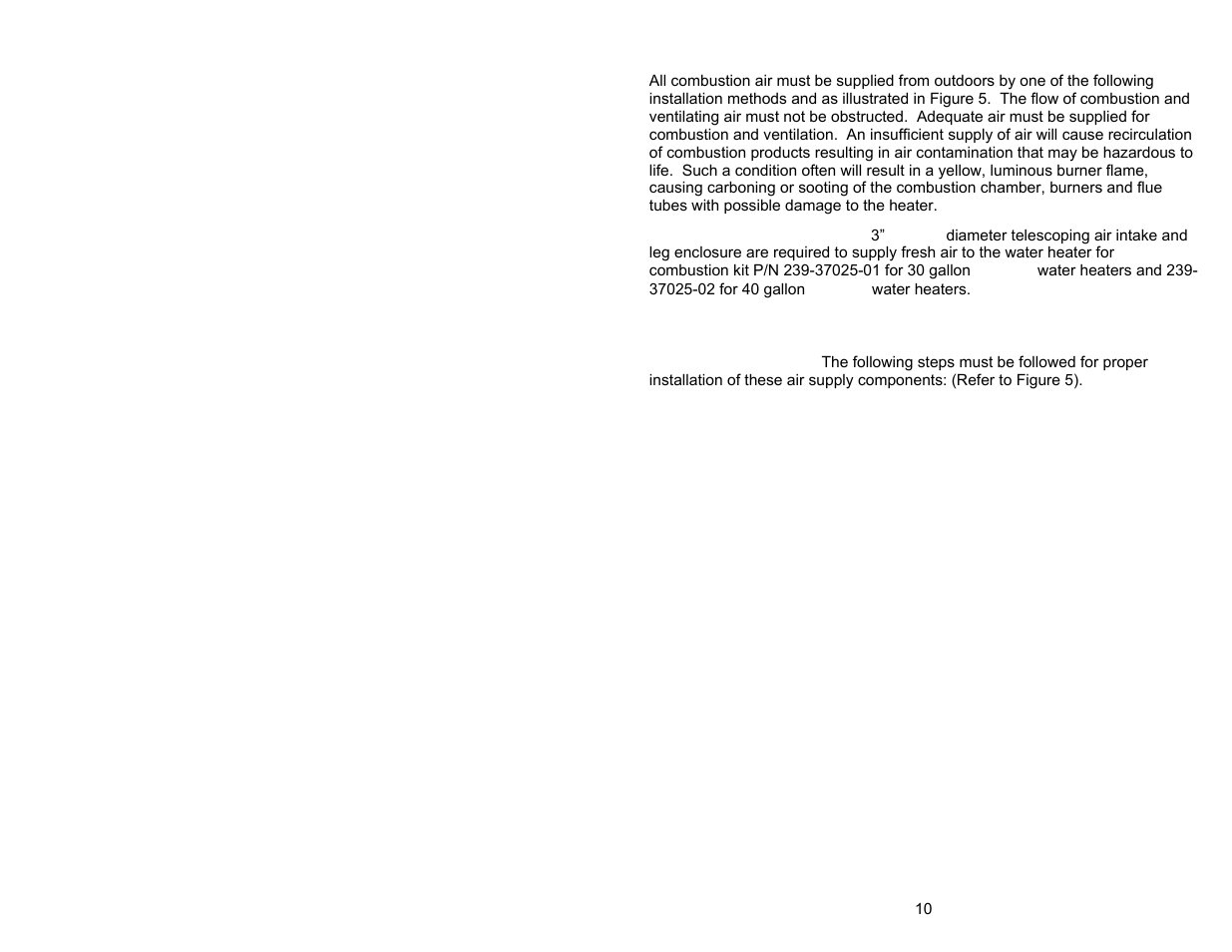 Bradford White M-I-MS40T6LX User Manual | Page 10 / 28
