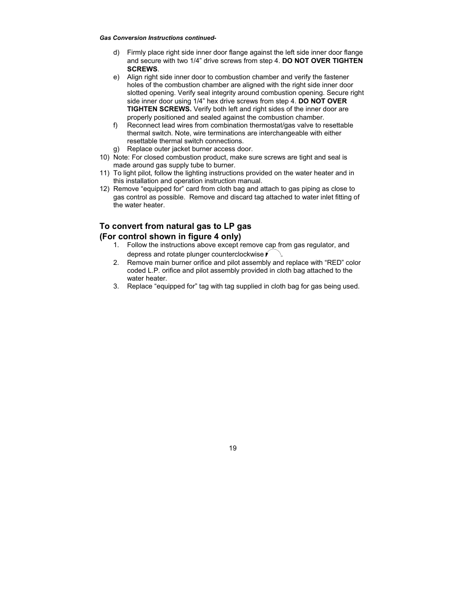 Bradford White M-I-MH40T6FLX User Manual | Page 19 / 32
