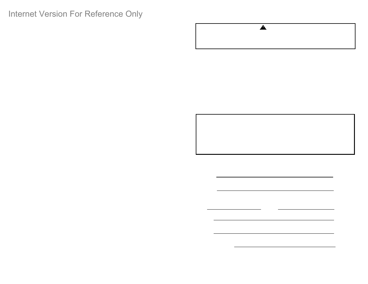 Internet version for reference only | Bradford White M-I-MH40T6FLX User Manual | Page 24 / 28