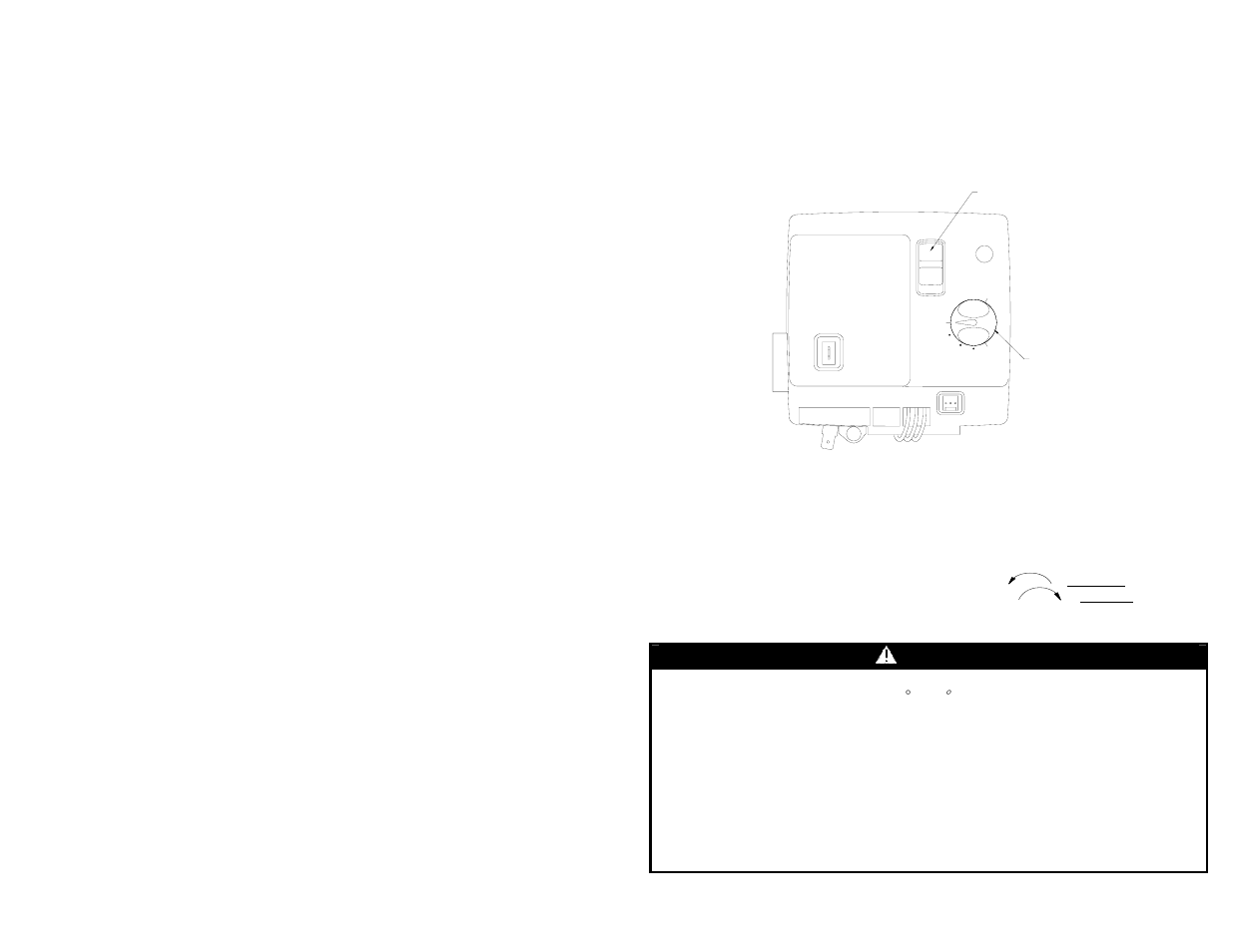 Thermostat adjustment, Danger | Bradford White PE-2-XR504T6FSX User Manual | Page 4 / 16