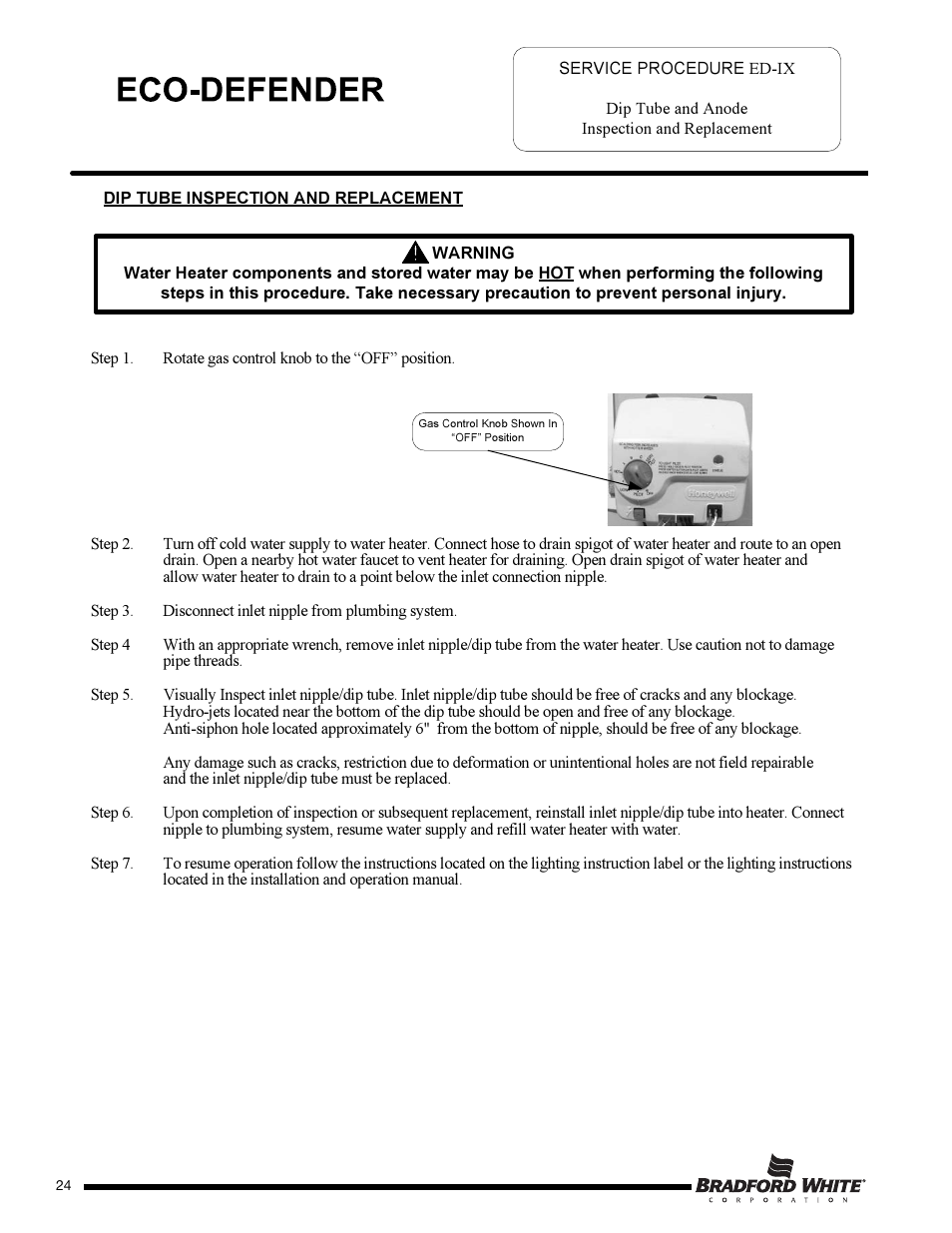 Bradford White U-65T-55FR-3N User Manual | Page 24 / 28