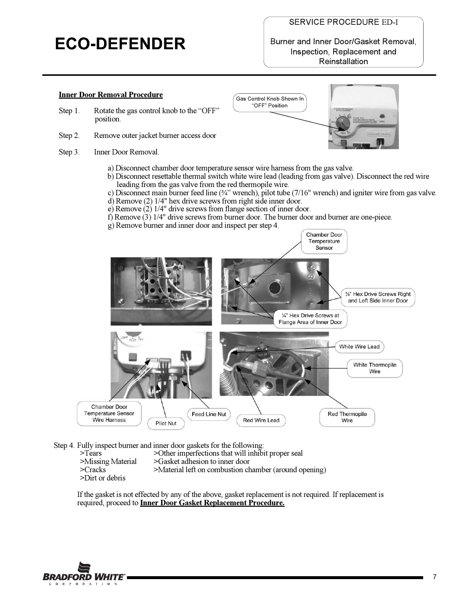 Bradford White U-65T-55FR-3N User Manual | Page 7 / 28