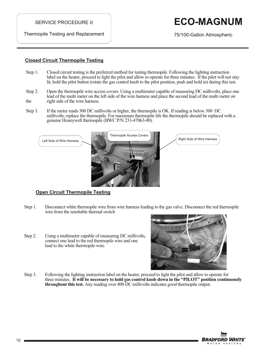 Eco-magnum | Bradford White U-100T-88R-3N User Manual | Page 10 / 28