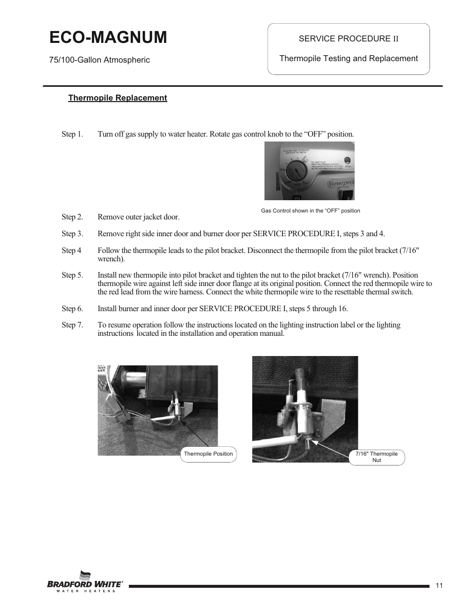 Eco-magnum | Bradford White U-100T-88R-3N User Manual | Page 11 / 28